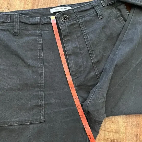 Urban Outfitters Canvas Utility Pants Mens 32x29 Carpenter Buckle Workwear Cargo - Picture 12 of 16